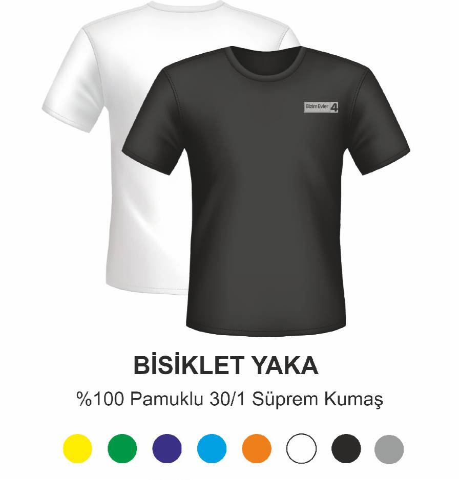 T-Shirt Bisiklet Yaka