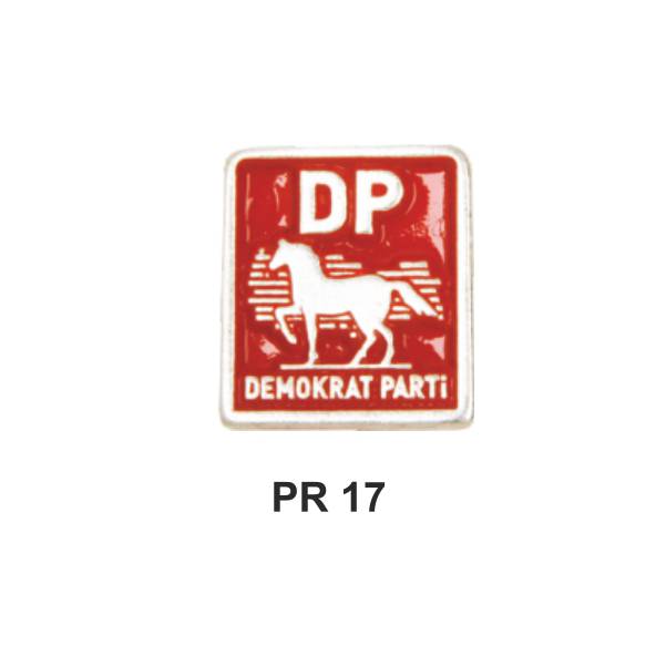 PR - 17 Demokrat Parti DP Rozet