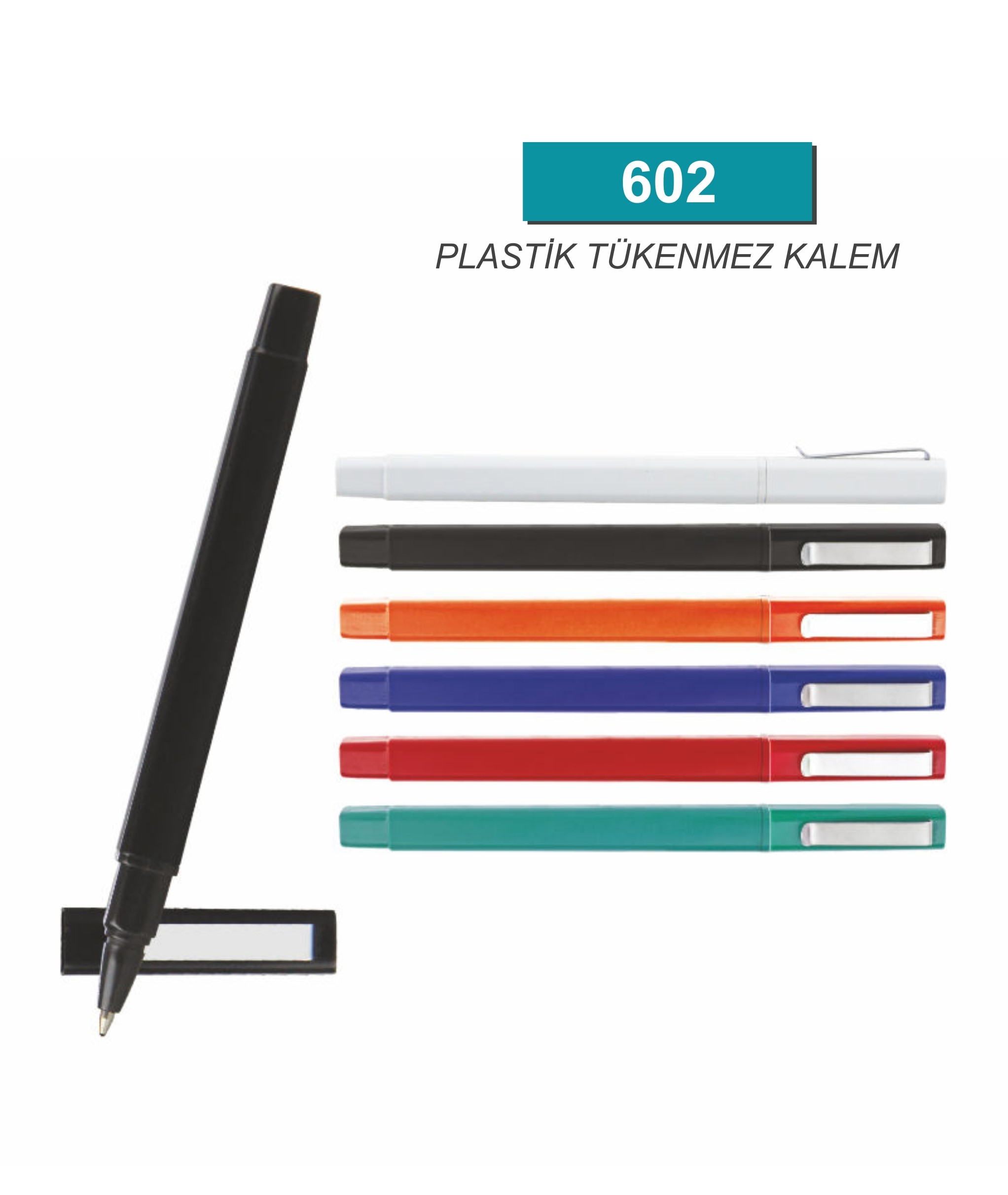 602 Plastik Tükenmez Kalem