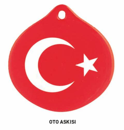 Oto Askısı Türk Bayrağı