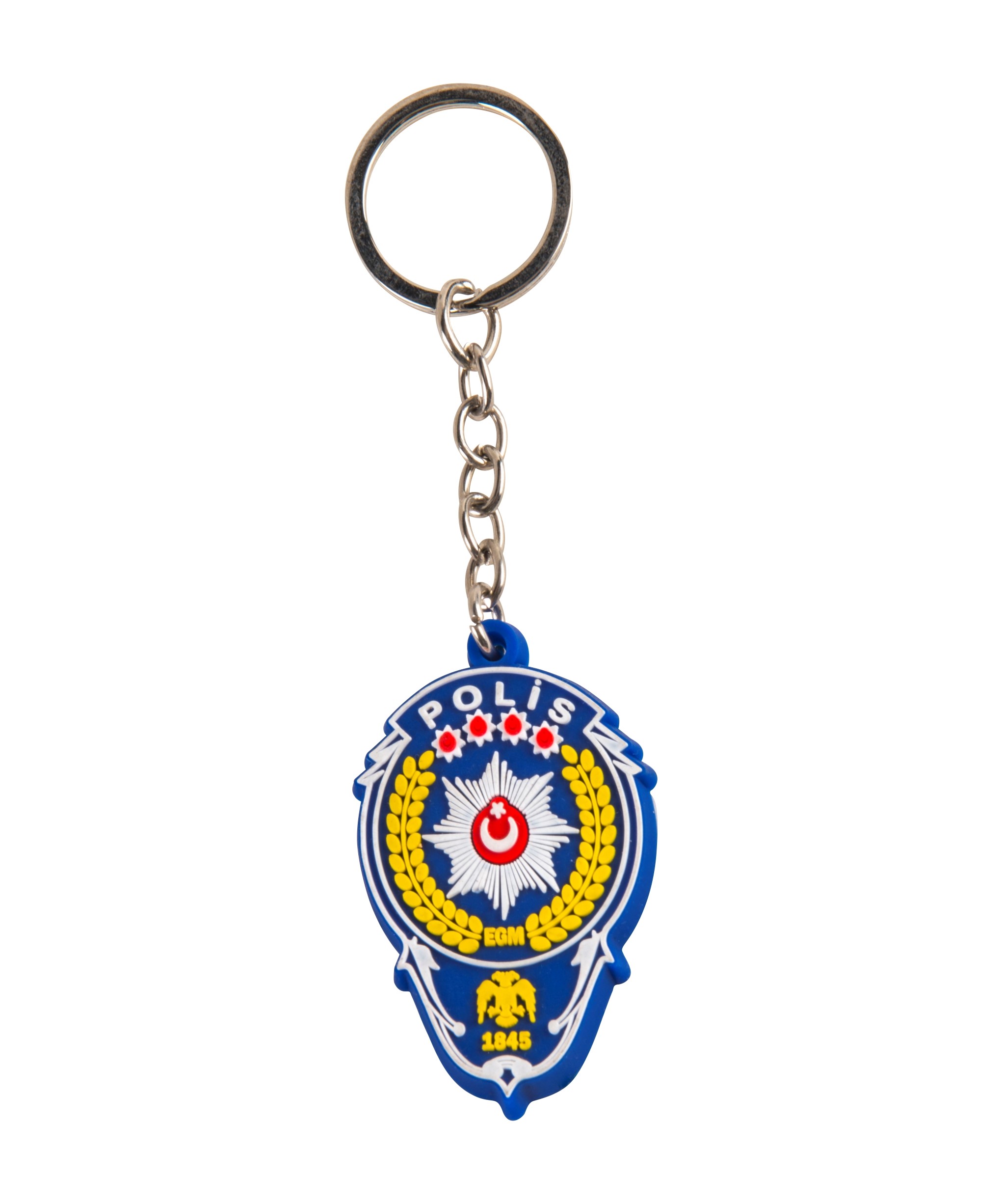 Polis Logolu Kauçuk Anahtarlık