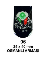 Osmanlı Arması Kabza Baskısı Damla Etiketli,damlaetiket,osmanlıarmasıetiket,kabzaetiketi,kabza,kabzaaksesuarı