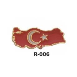 R-006  Mineli Türkiye Haritası,yaka rozeti,turkıyeharıtasırozet,turkrozetureticisi,yakarozetiimalatcısı,rozetımalatcısı,rozetureticisi