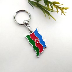 Azerbaycan Bayrak Anahtarlık,anahtarlık,promosyon,promosyonanahtarlık,azerbaycan,azerbaycananahtarlik