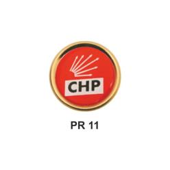 PR - 11 CHP DAMLA ETİKETLİ ROZET,rozet,chprozet