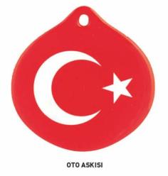 Oto Askısı Türk Bayrağı,promosyon,otoaskısı