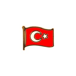 Dalgalı Türk Bayrağı Rozet,rozet,promosyon,rozetimalati,rozetimalatcilari,bayrakrozet