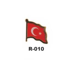 R-010 Damla Etiketli Türkiye Bayrağı,rozet,rozeturetimi,yakarozeti,ulaspromosyon,dalgalırozet,bayrakrozet