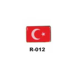 R-012 Damla Etiketli Türkiye Bayrağı,rozet,rozeturetimi,yakarozetiimalatı,rozetler